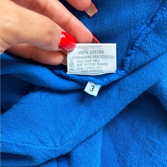 Oh my gauze blue dress - Picture 2 of 6